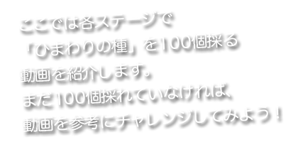 「ひまわりの種」を100個採る動画を紹介します。