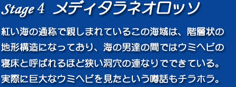 【Stage4】メディタラネオロッソ