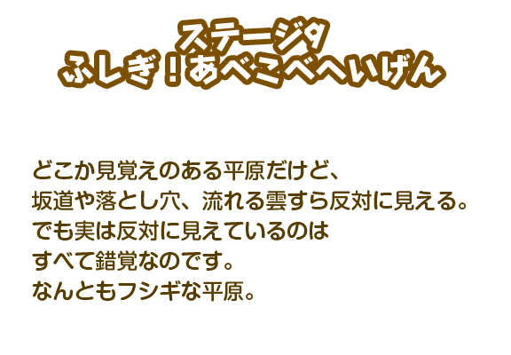 【ステージ9】ふしぎ！あべこべへいげん